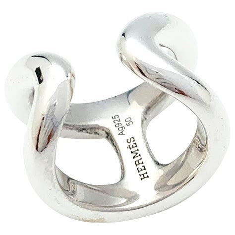 bague femme hermes argent|bijouterie hermes.